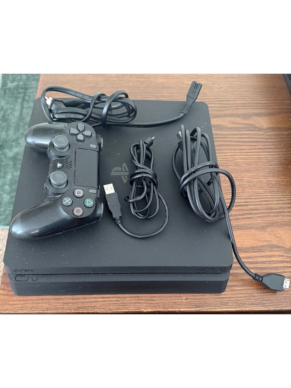 Sony PlayStation 4 Console - Tested Working - Controller + All Cables